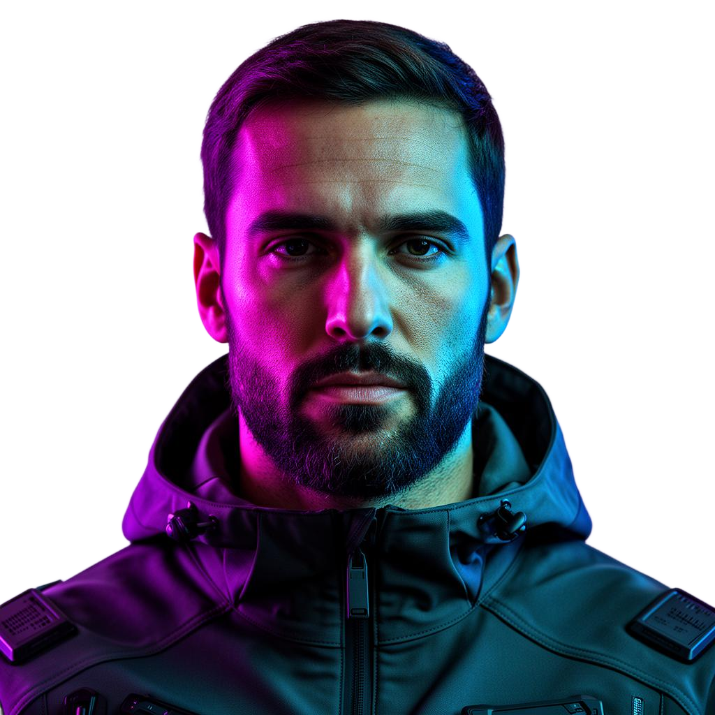 Cyberpunk avatar — operator