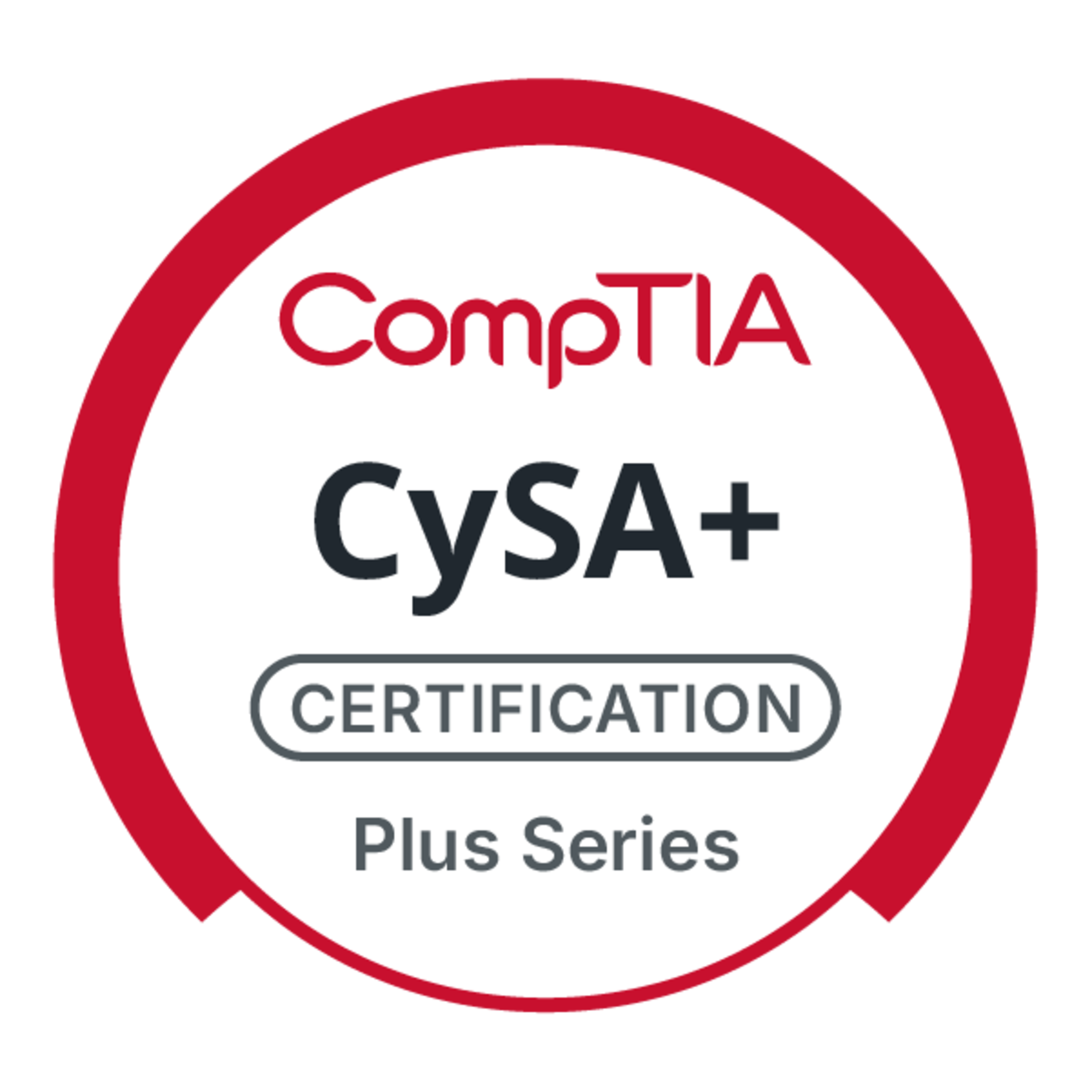 CompTIA CySA+ course artwork from CompTIA
