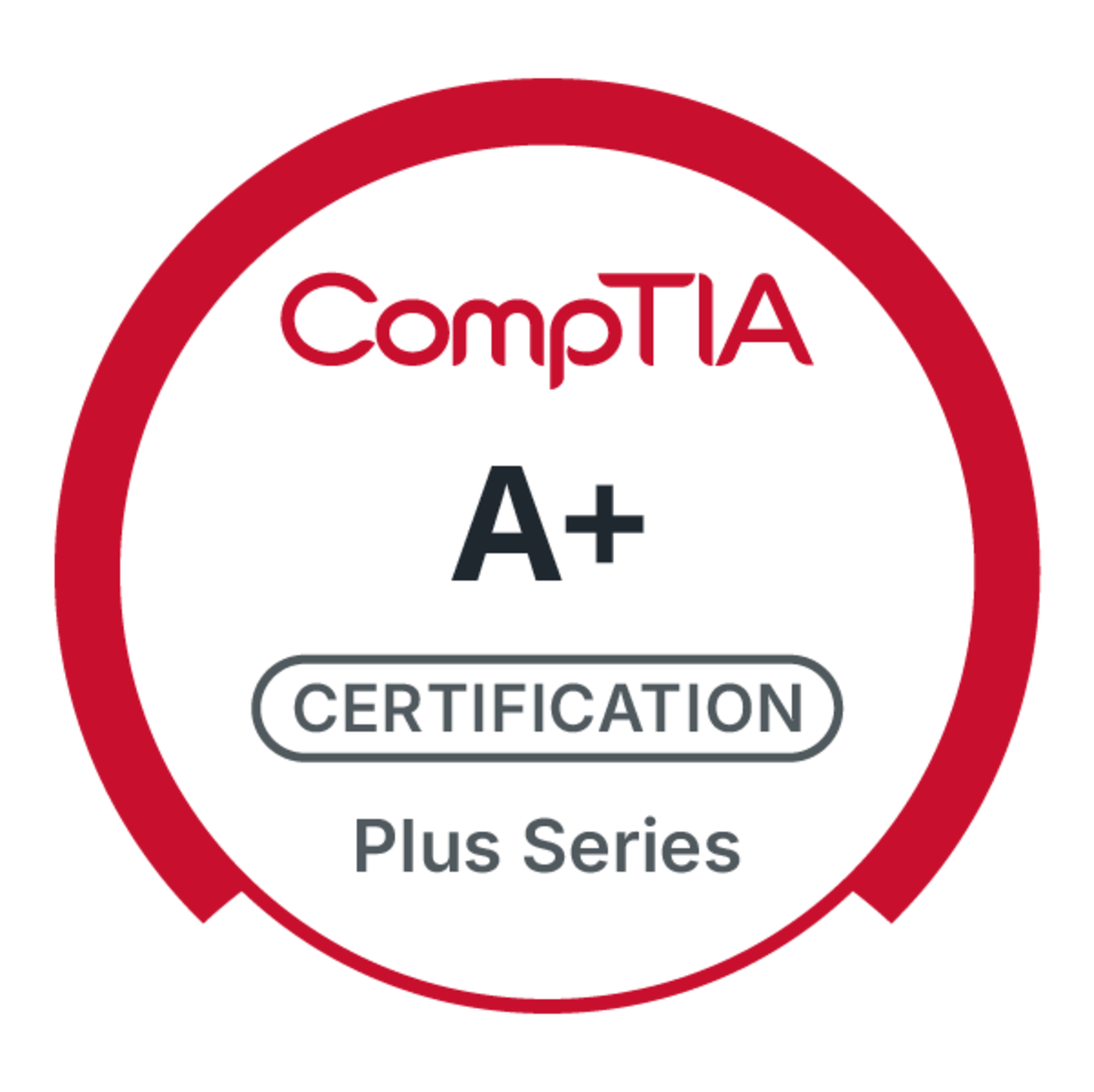 CompTIA A+ course artwork from CompTIA